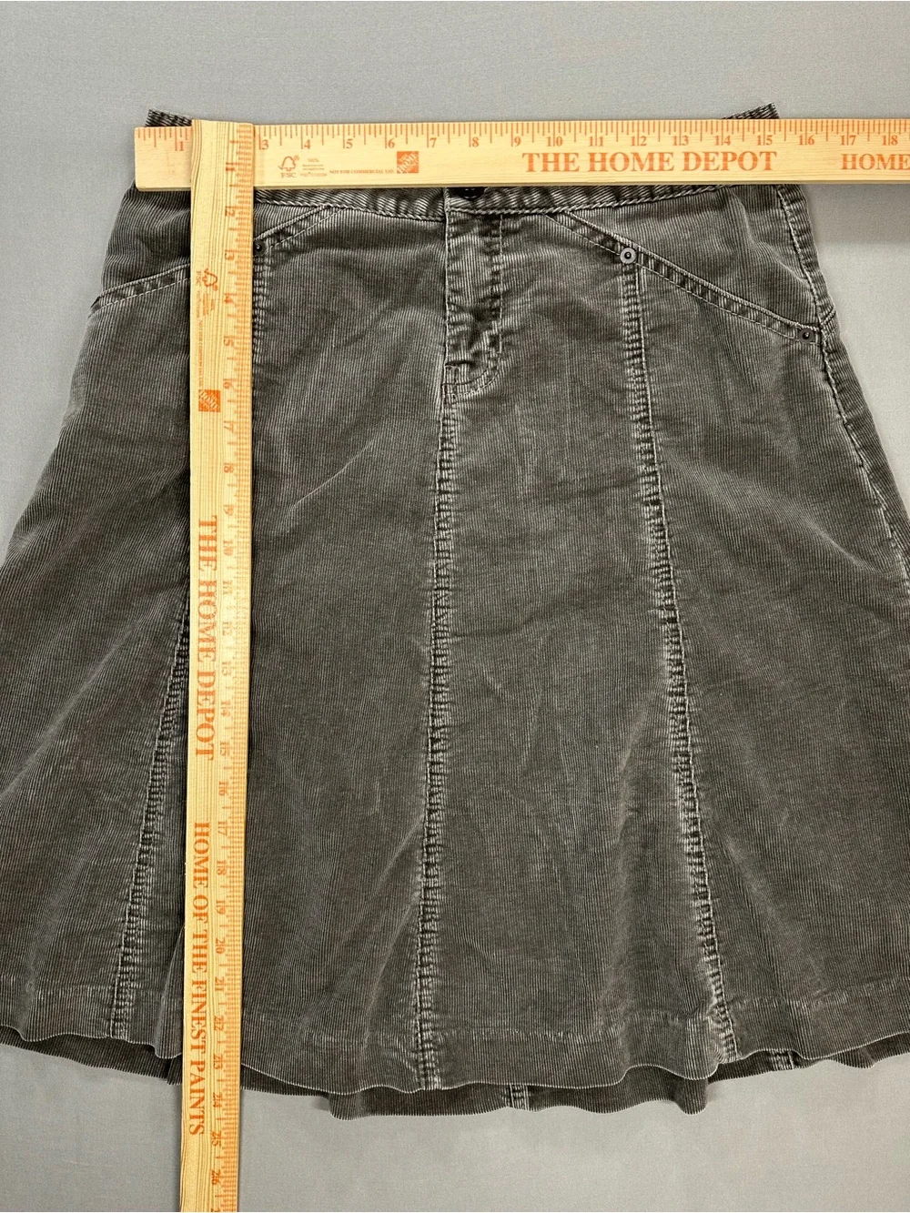 GAP Y2K (2004) Corduroy A-Line Skirt - Womens 6